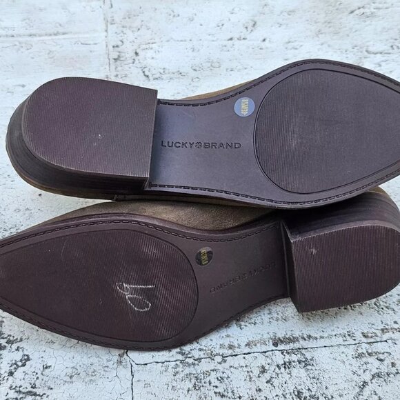 Lucky Brand Women Boat Shoes Brown Leather High Top Shoes Size 8.5M 39EU - Picture 8 of 9